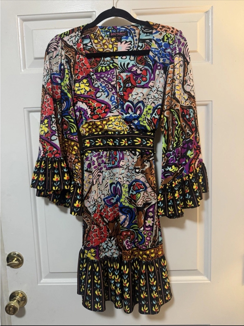 Vintage Betsey Johnson Collection Runway Bambi Dress Y2K Size 10